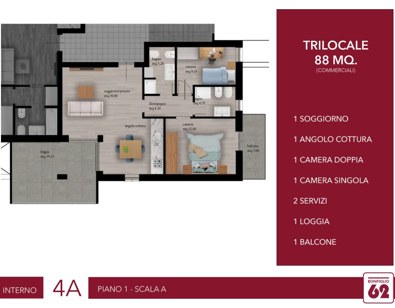 interno 4 a